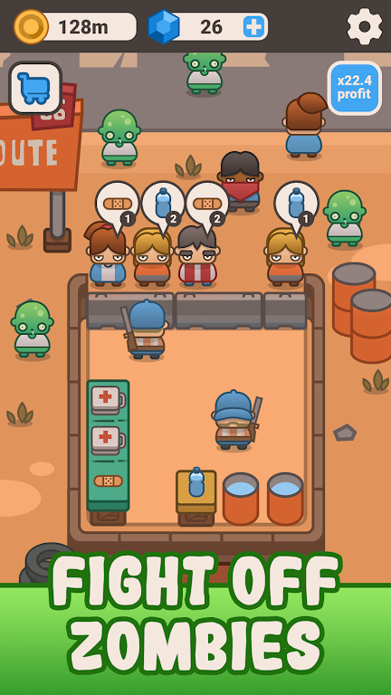 Idle Outpost: Upgrade Games Screenshot1