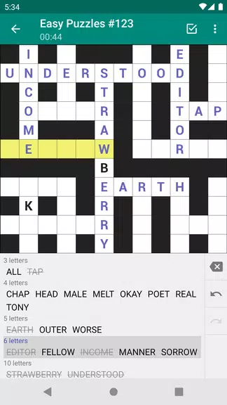 Fill-In Crosswords Screenshot1