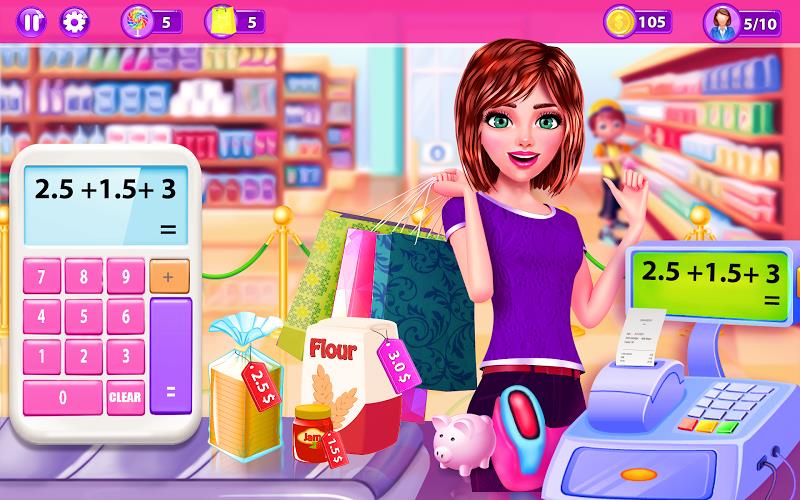 Girl Cashier -Grocery Shopping Screenshot2