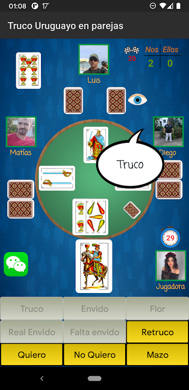 Truco Uruguayo Screenshot3
