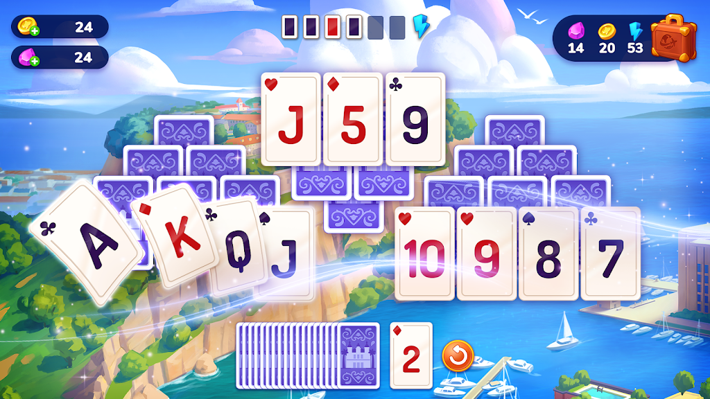 Solitaire Explorer: TriPeaks Screenshot3