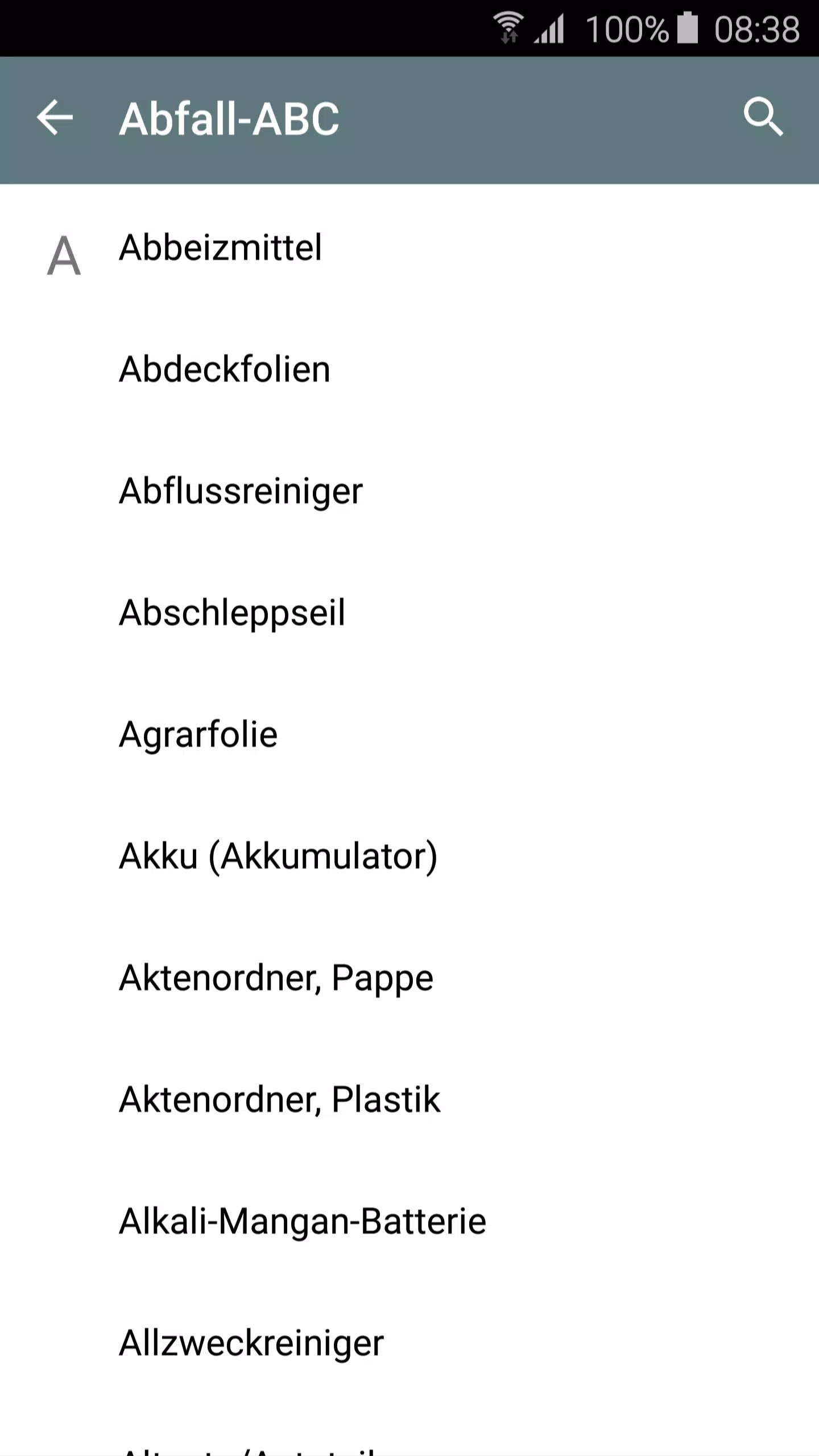 Abfall App Screenshot4
