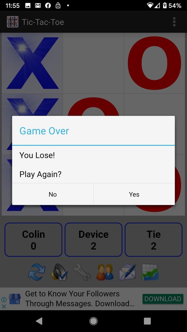 Tic-Tac-Toe Screenshot2