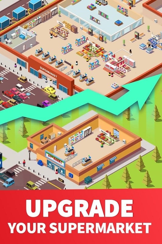 Idle Supermarket Tycoon Screenshot3