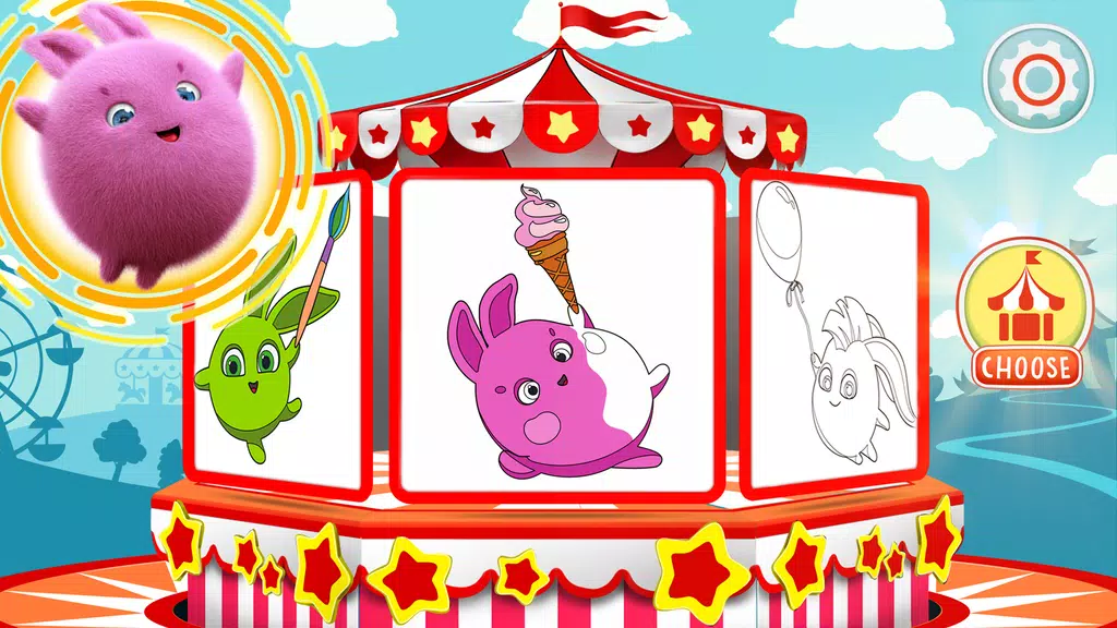 Sunny Bunnies: Coloring Book Screenshot1