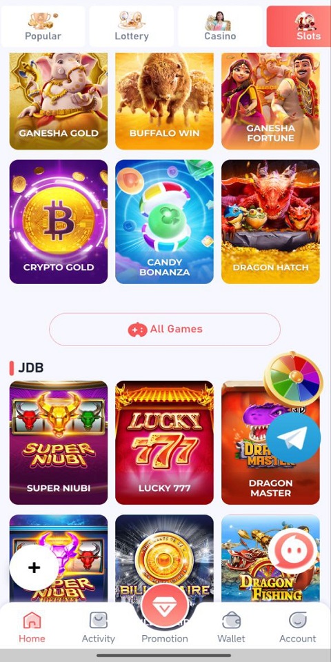 AK777 Registration Apk Games Login Screenshot1