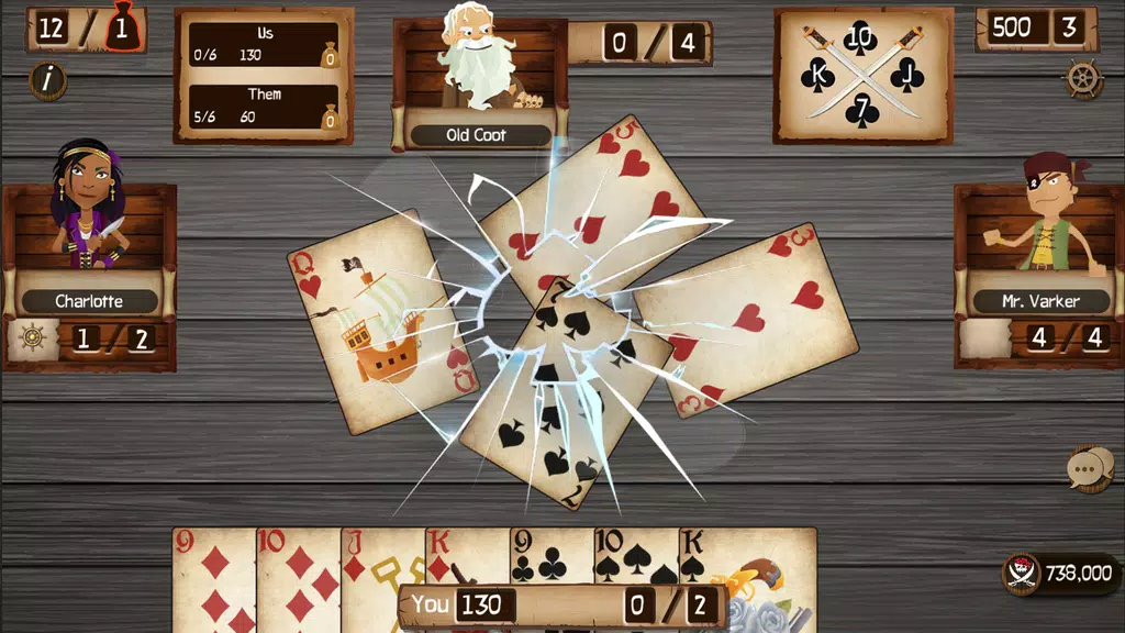 Spades Cutthroat Pirates Screenshot1