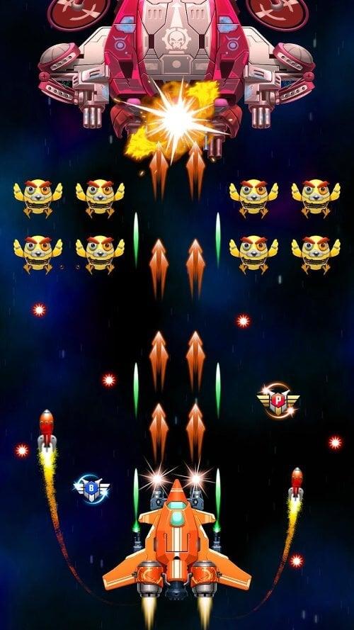 Galaxy Attack: Chicken Shooter Screenshot2