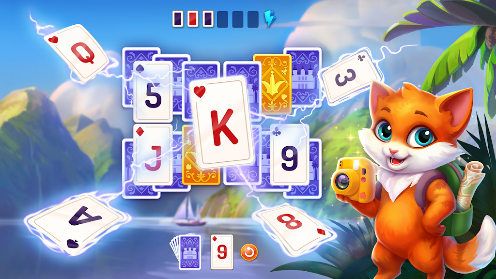 Solitaire Explorer: TriPeaks Screenshot1