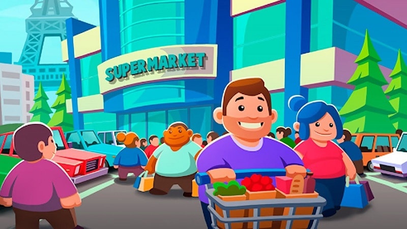 Idle Supermarket Tycoon Screenshot1