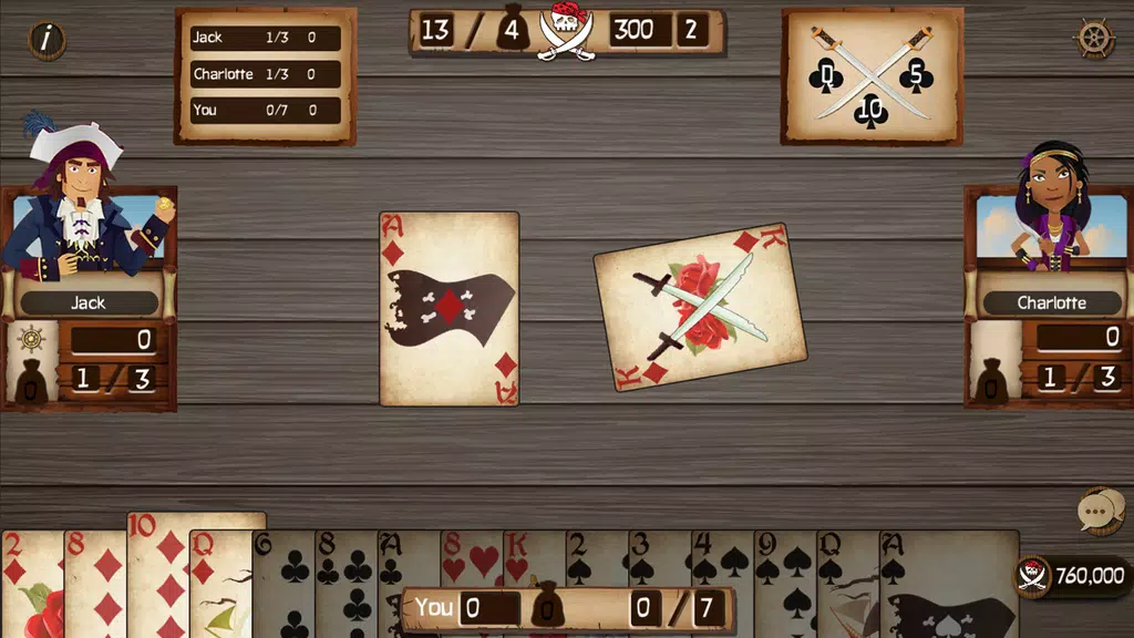 Spades Cutthroat Pirates Screenshot3