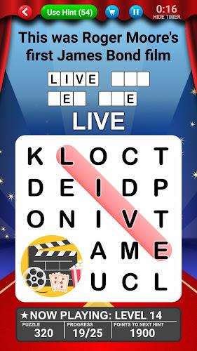 Word Search World Hollywood Screenshot1