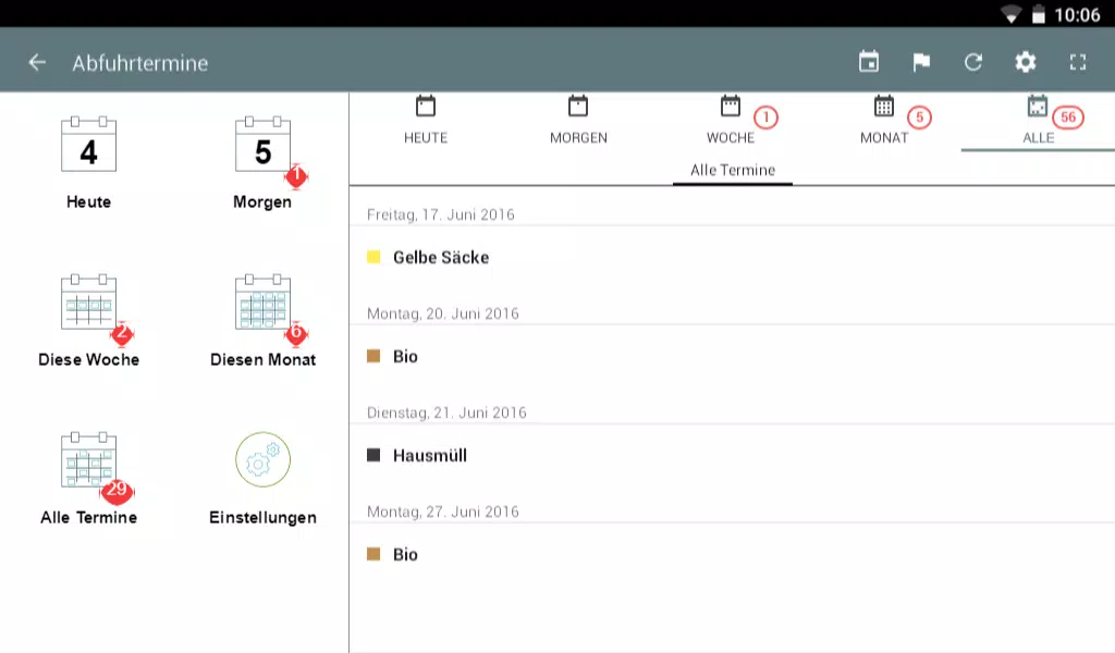 Abfall App Screenshot7