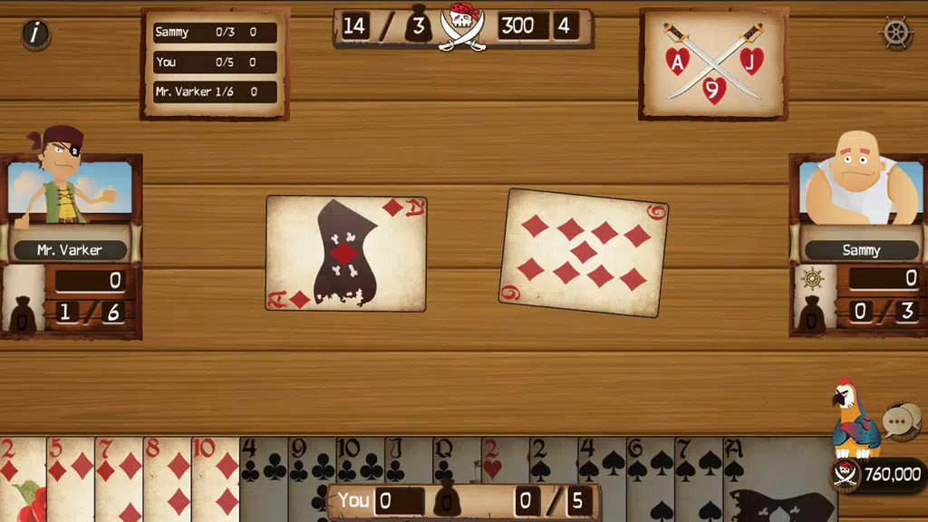 Spades Cutthroat Pirates Screenshot2