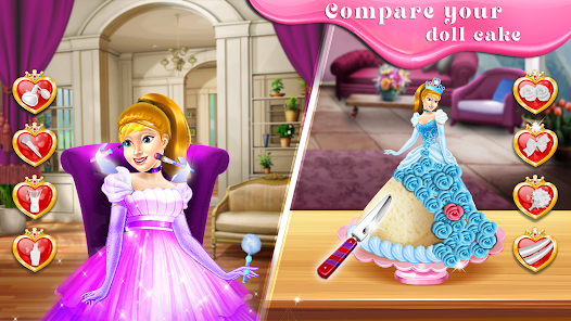 Fashion Doll- Girls Cake Games Screenshot14