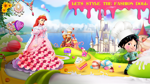 Fashion Doll- Girls Cake Games Screenshot7