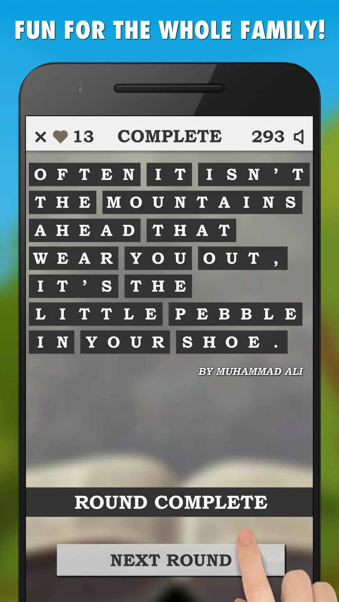 Famous Quotes Guessing Game Screenshot3