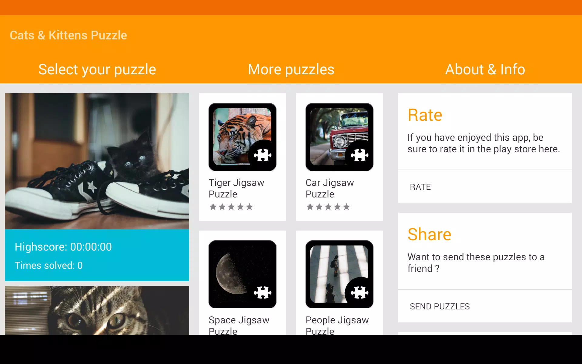 Cats & Kitten Puzzle Screenshot8