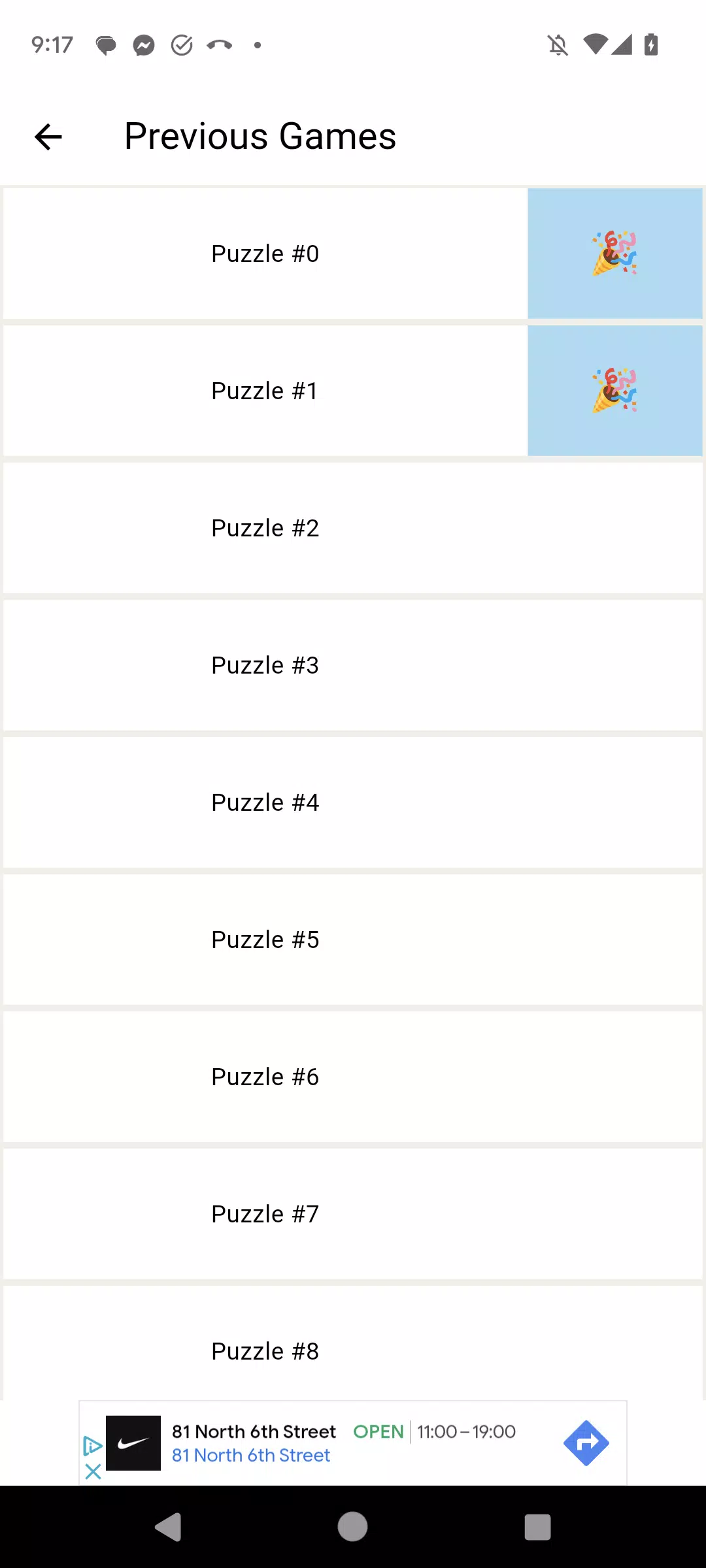 Connections Game Archive Screenshot3