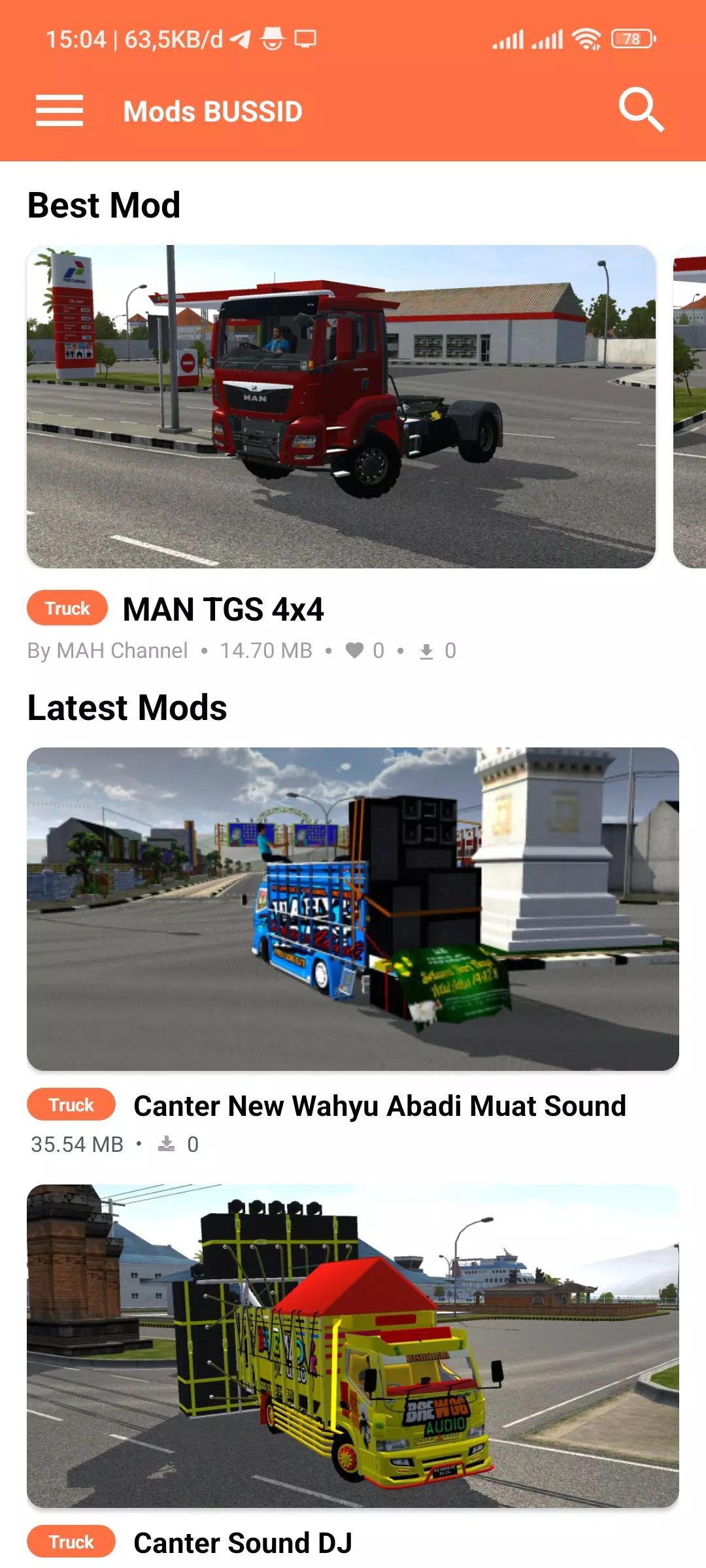 Mod Bussid DJ Truck Simulator Screenshot3