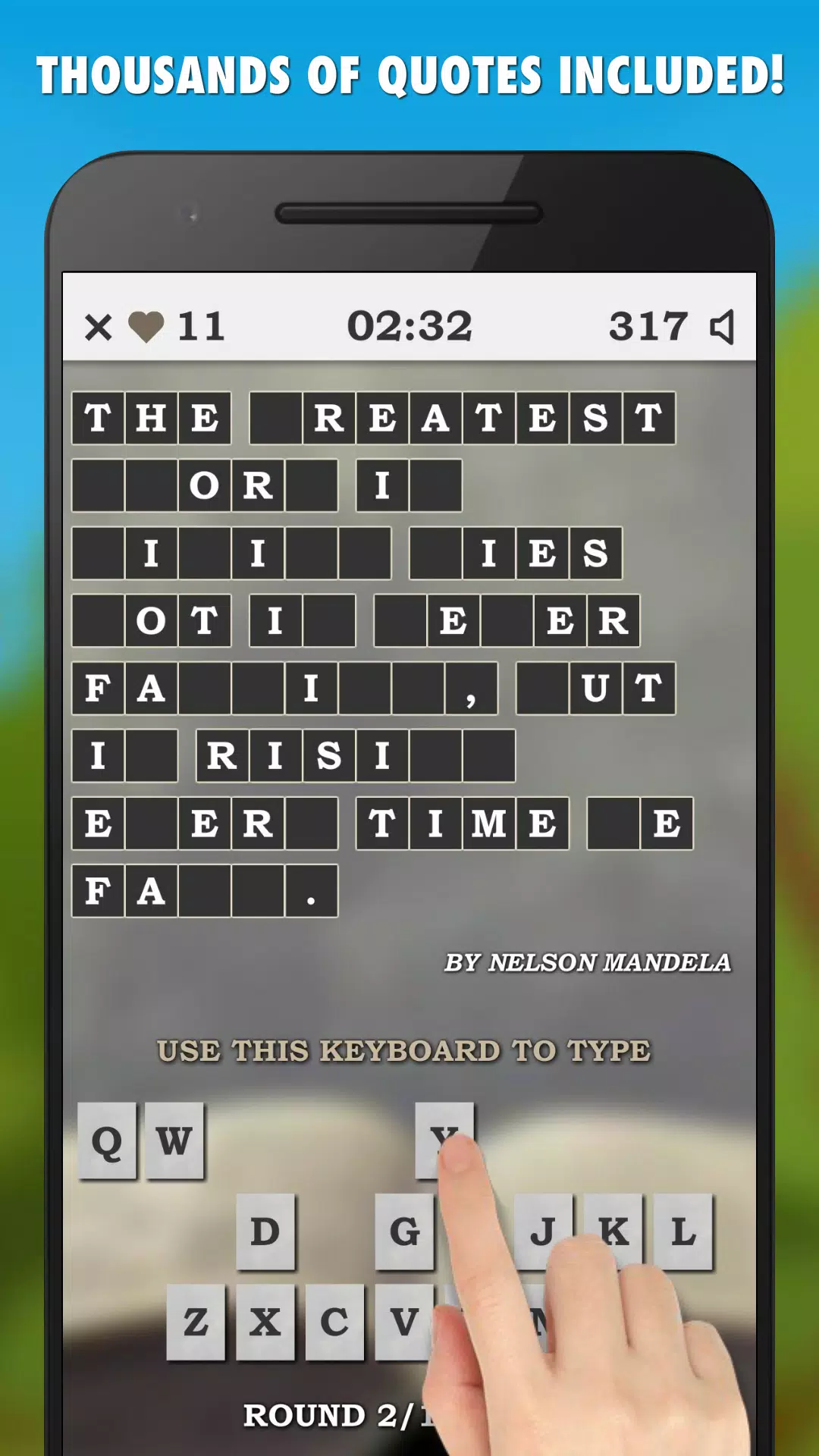 Famous Quotes Guessing Game Screenshot2