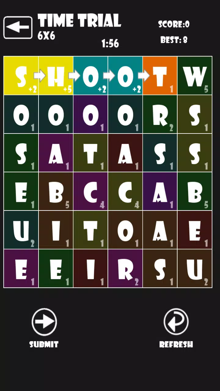 Word Fall - Word Search Game Screenshot1
