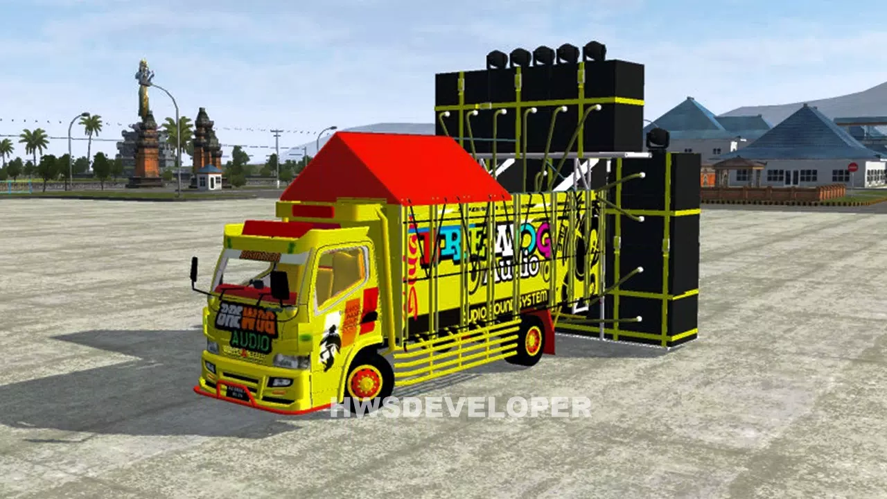 Mod Bussid DJ Truck Simulator Screenshot1