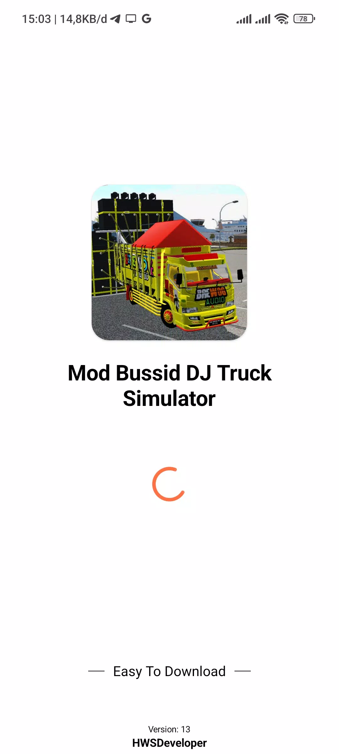 Mod Bussid DJ Truck Simulator Screenshot2