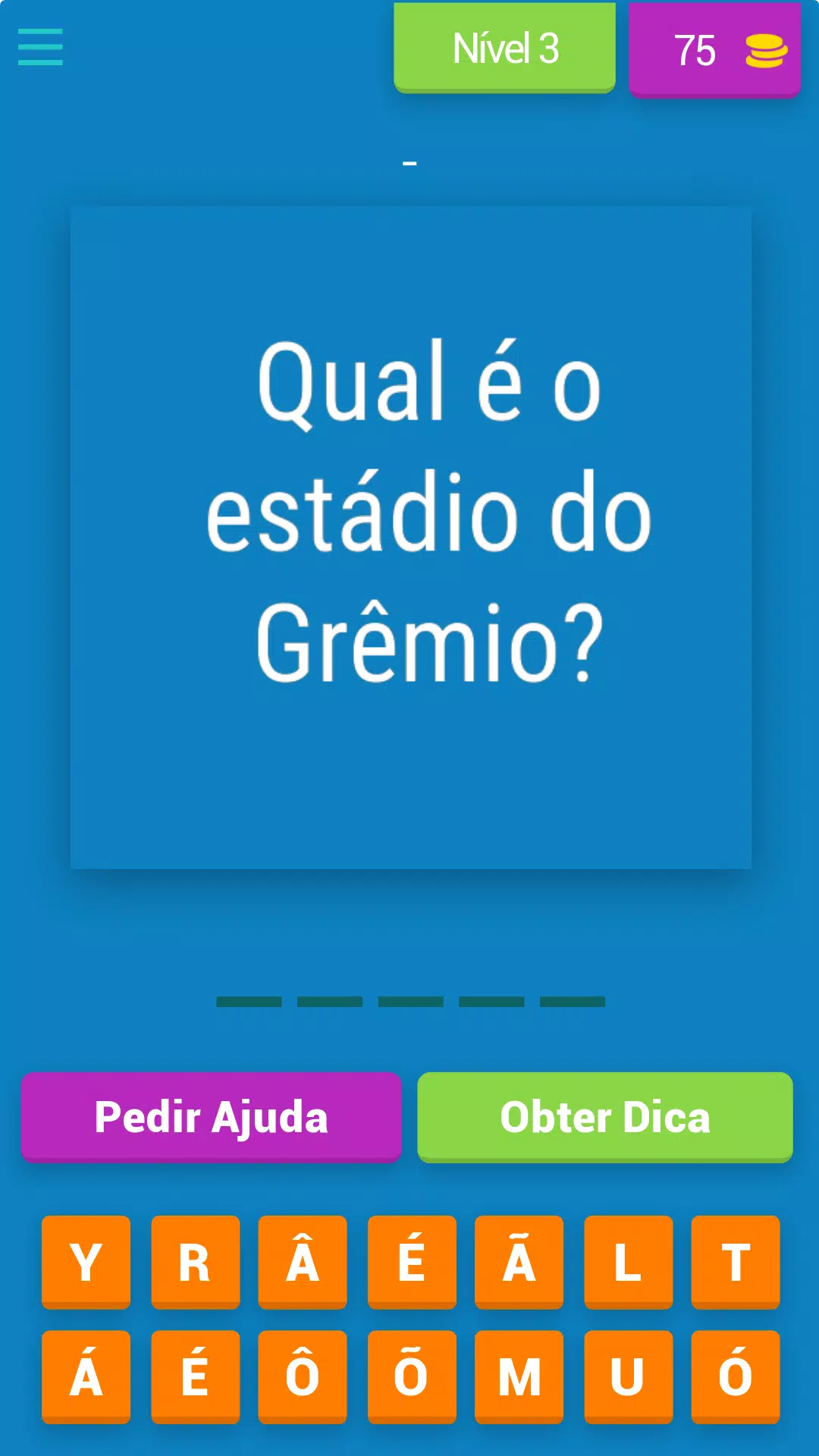 Grêmio Play: Jogo Quiz Oficial Screenshot1