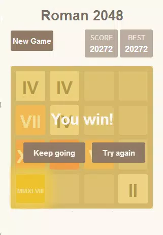Roman 2048 Screenshot1