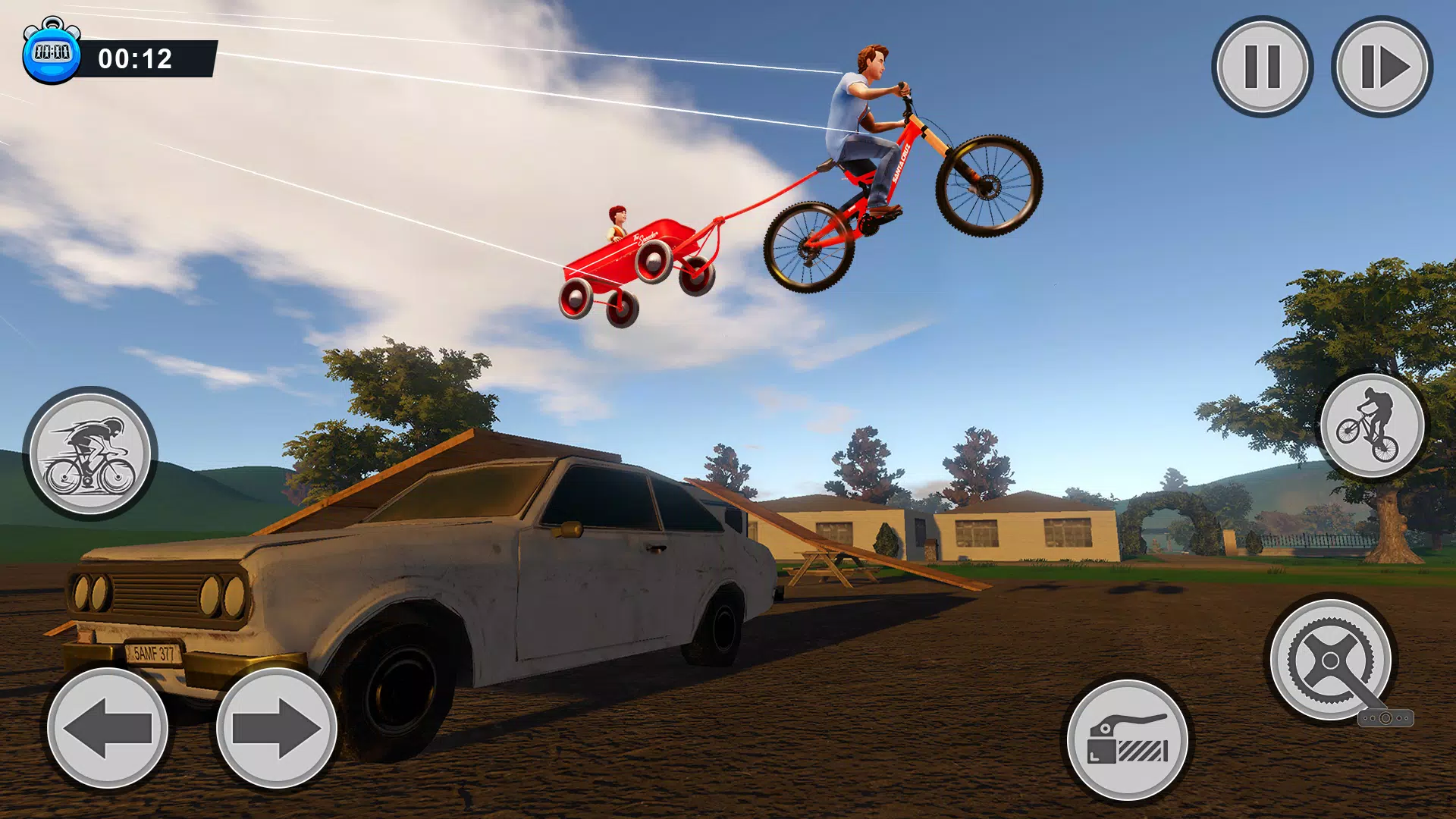 BMX Bicycle Obstacle Guts Game Screenshot6