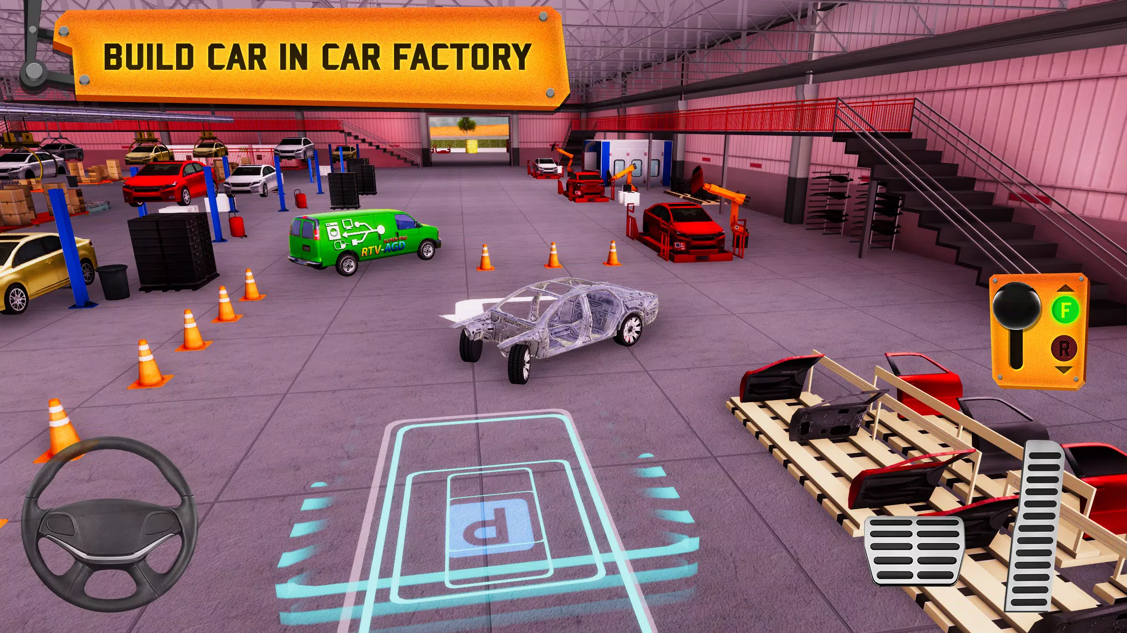 Car Factory Parking Simulator Screenshot1