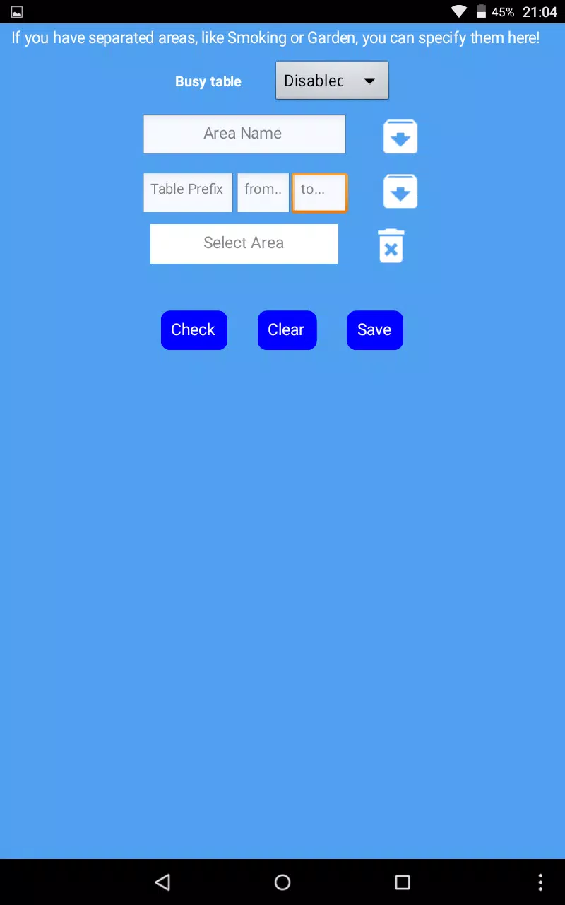 Reservations Manager. Screenshot4