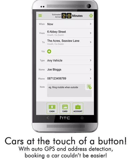 Burren Taxis App Screenshot2