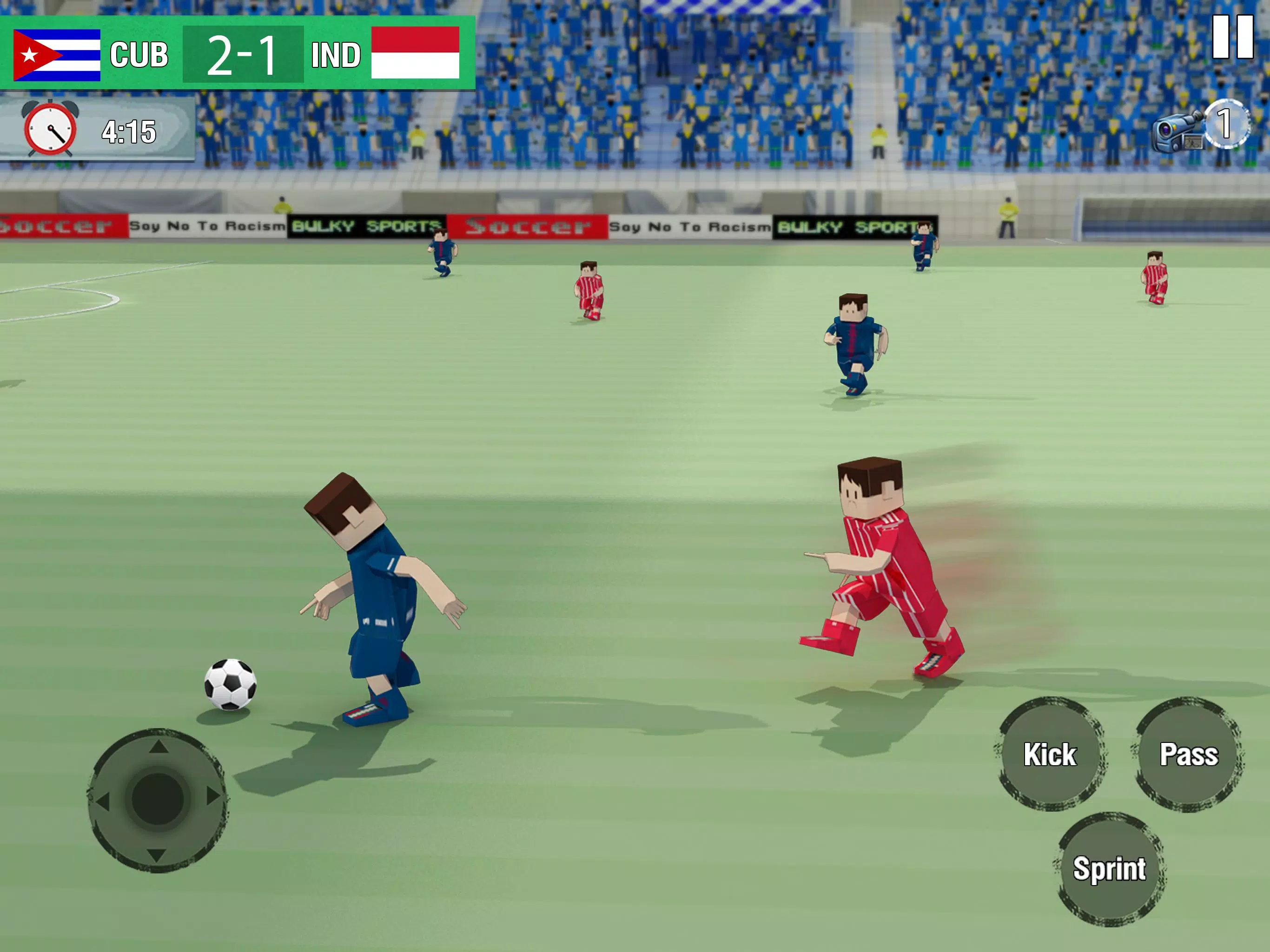 Blocky Soccer Leagues 2018: Cubic Football Stars Screenshot7