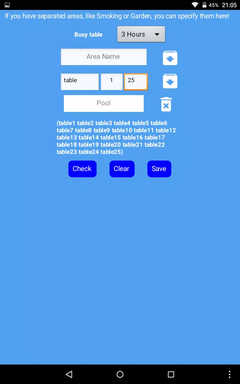 Reservations Manager. Screenshot5