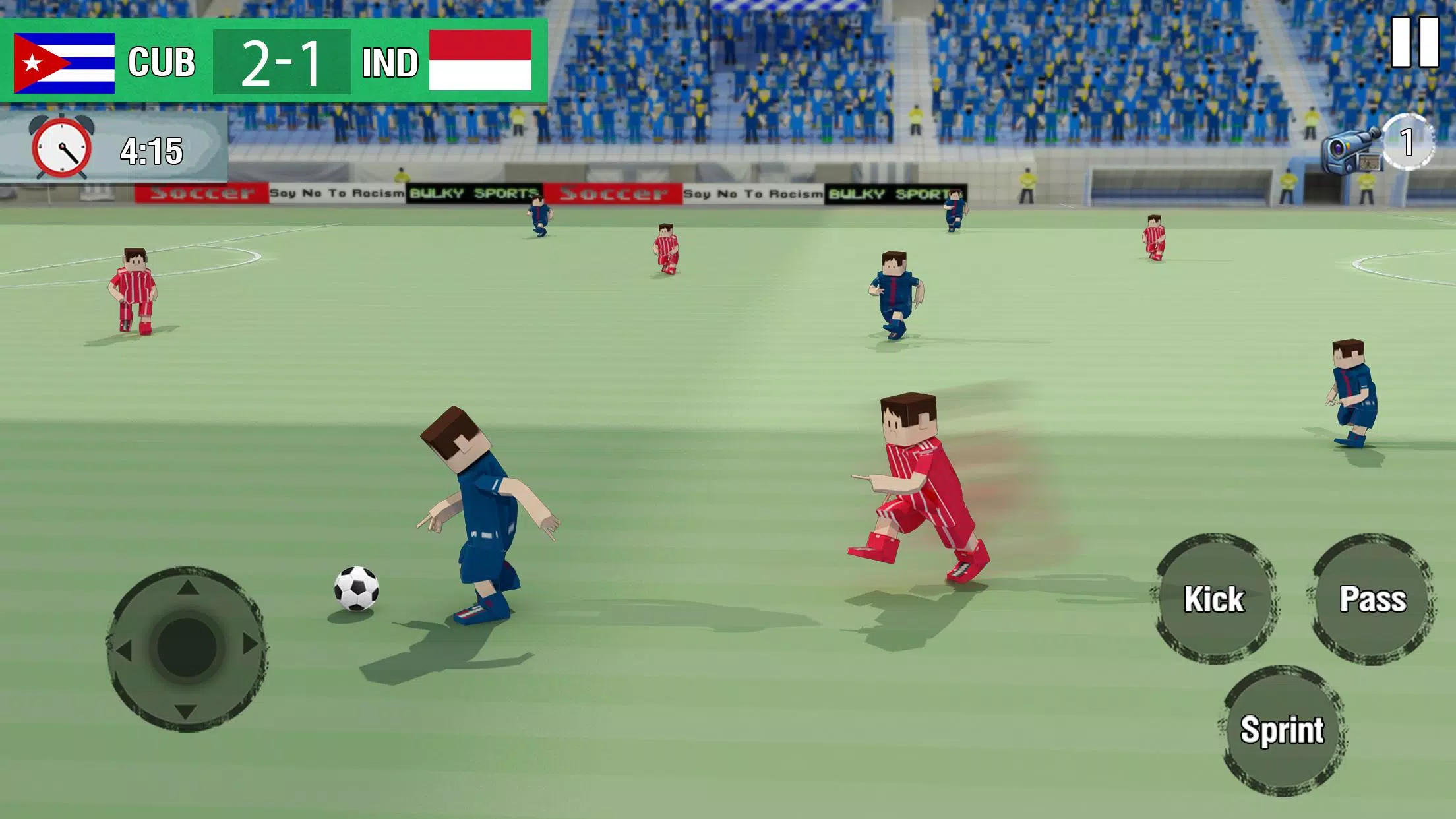 Blocky Soccer Leagues 2018: Cubic Football Stars Screenshot2