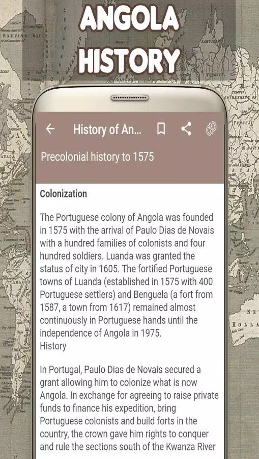 History of Angola Screenshot1