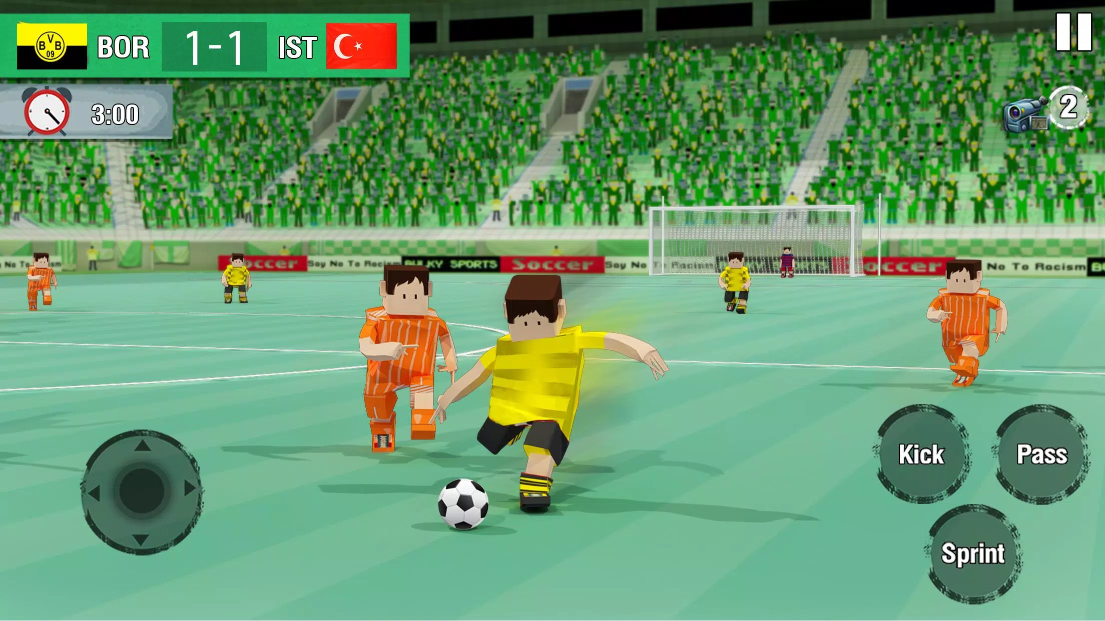 Blocky Soccer Leagues 2018: Cubic Football Stars Screenshot1