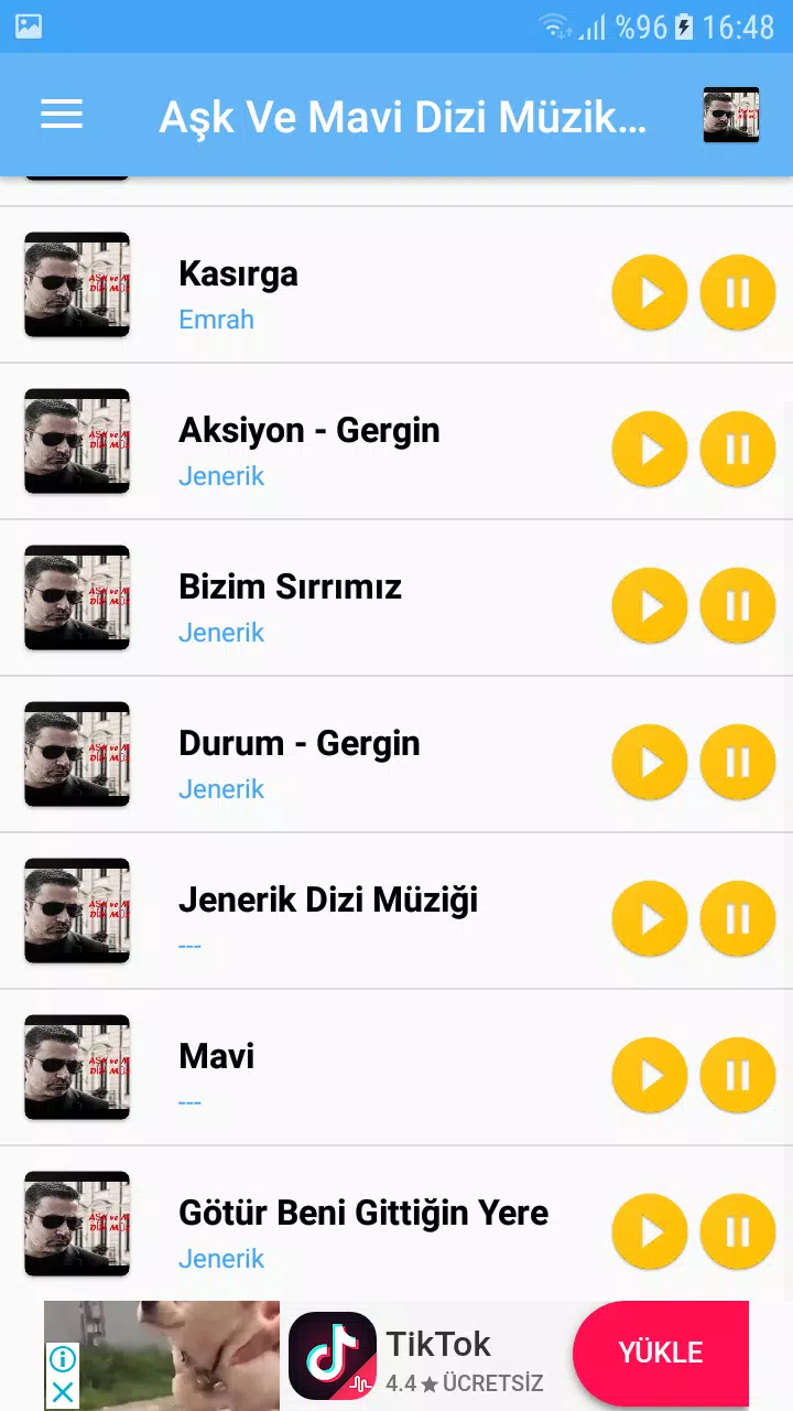 Aşk Ve Mavi Dizi Müzikleri Screenshot3