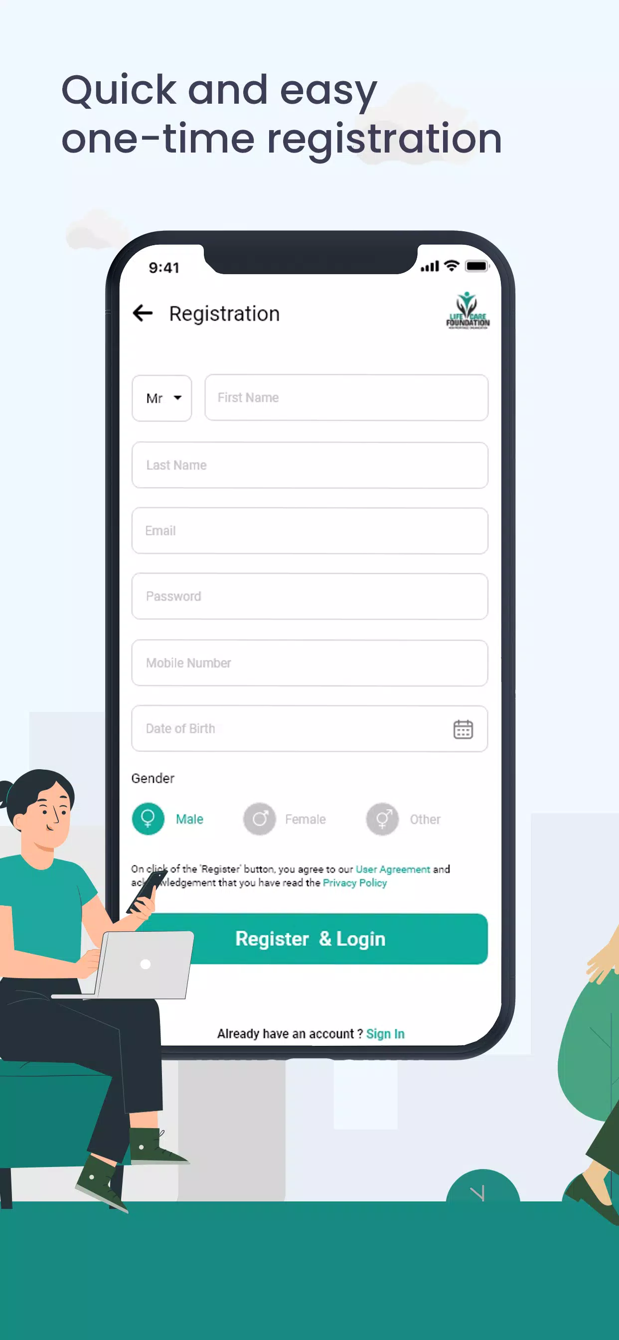 Life Care Foundation Screenshot2