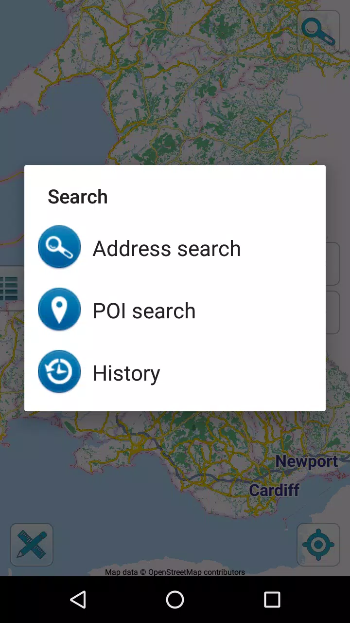Map of Wales offline Screenshot3