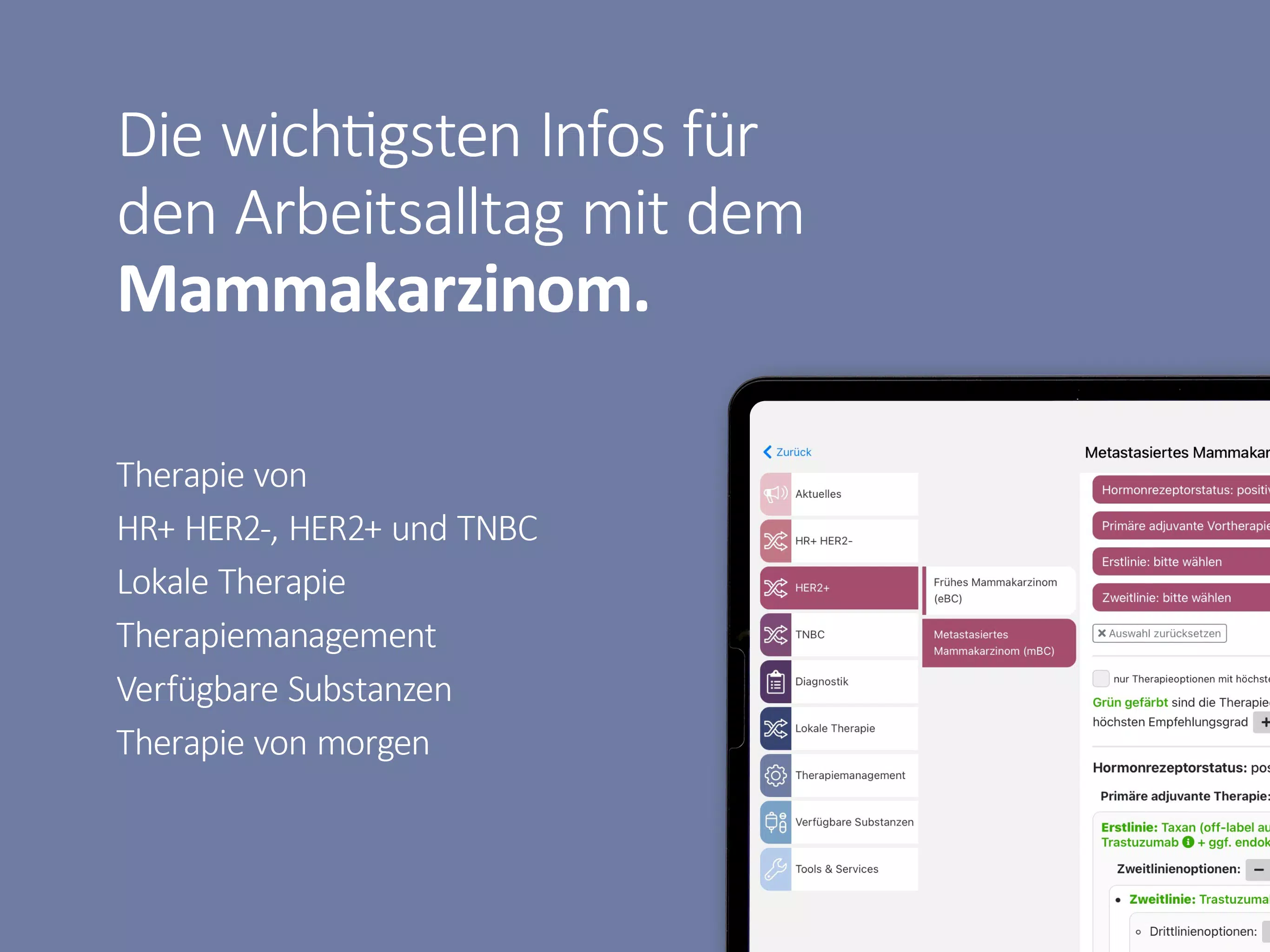 Mammakarzinom onkowissen Screenshot8