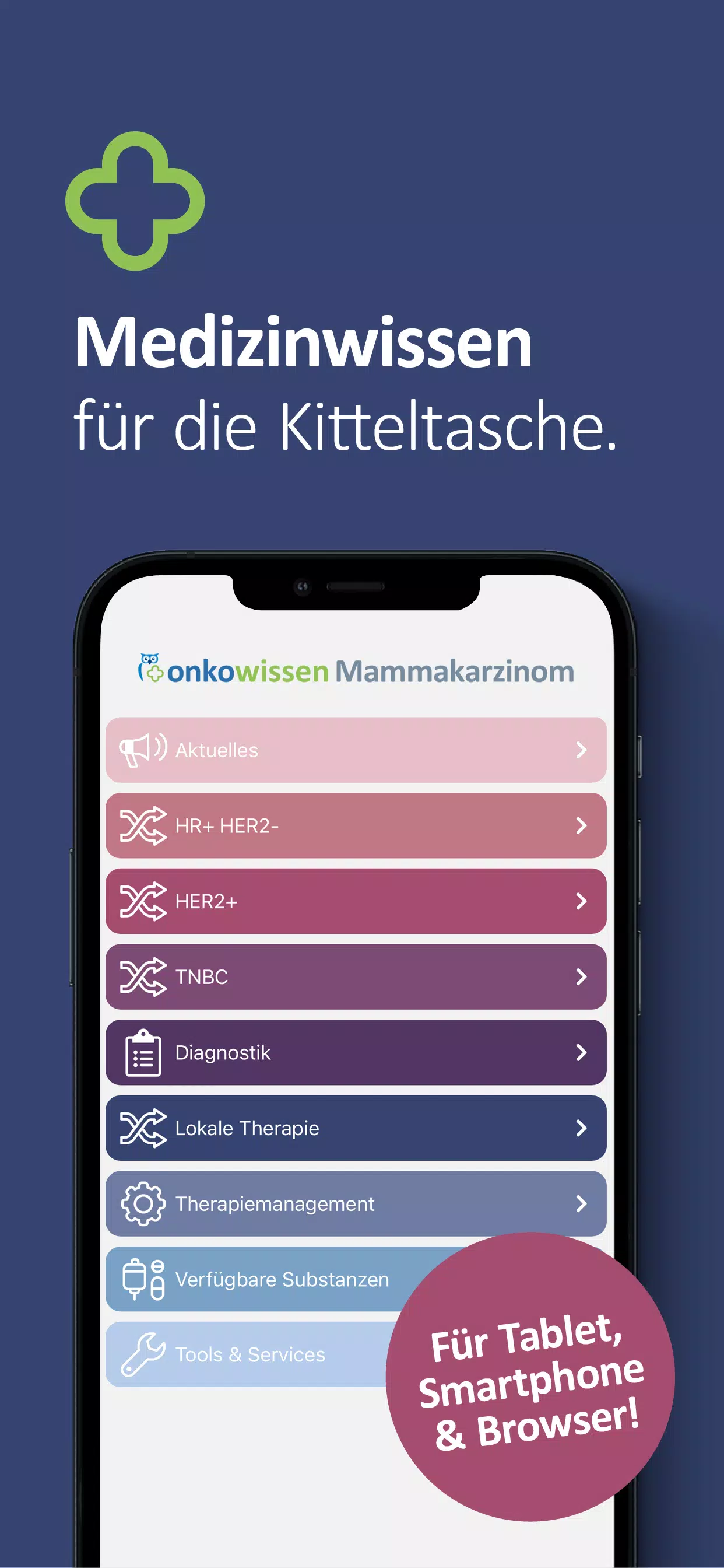Mammakarzinom onkowissen Screenshot1