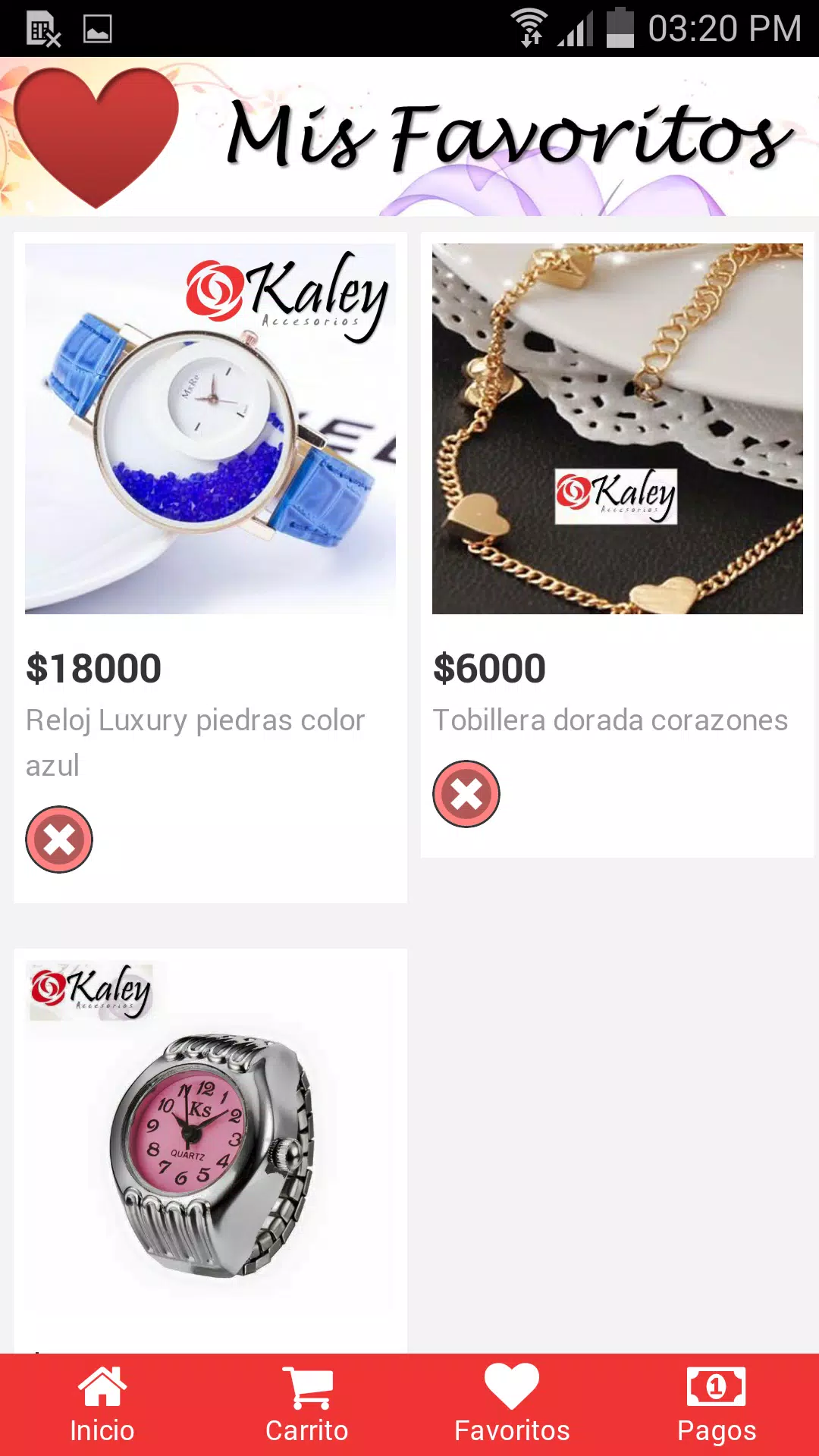 Kaley Accesorios Screenshot4