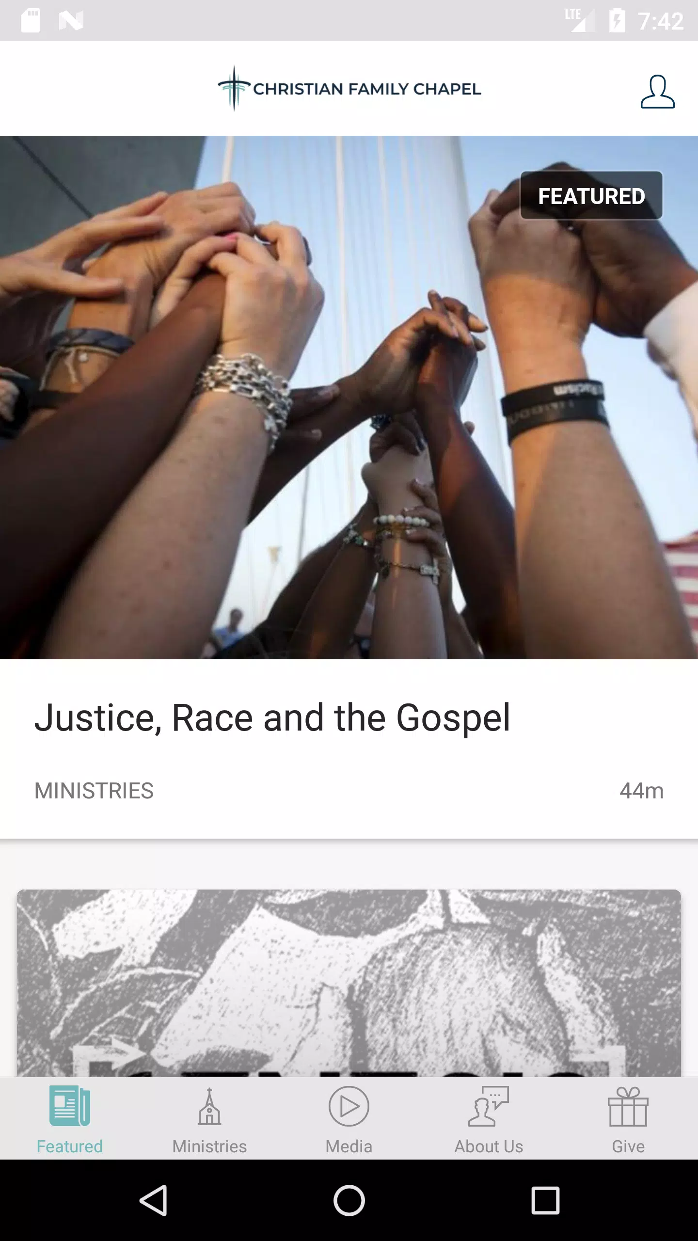 Chapel App Screenshot1