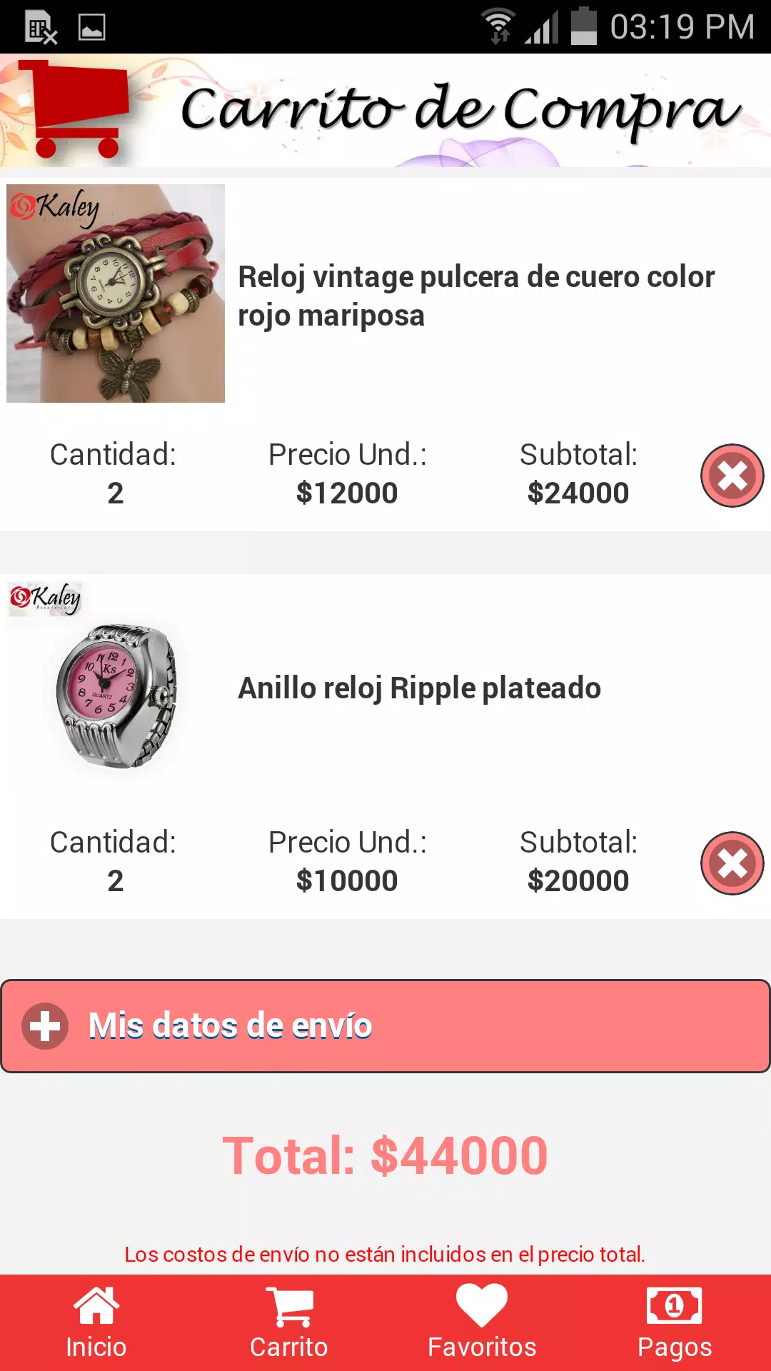 Kaley Accesorios Screenshot3