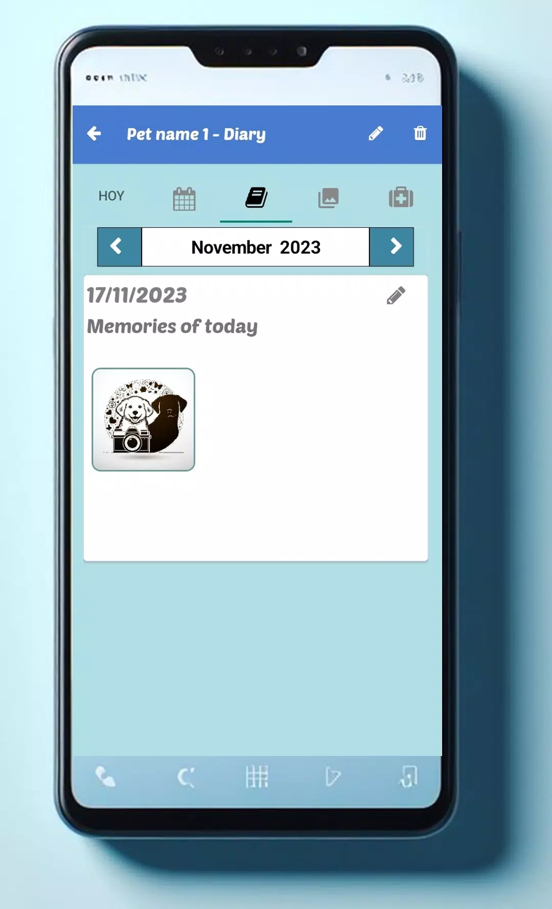 Pet care diary log - Pet Story Screenshot6