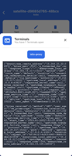 kubenav - Kubernetes Dashboard Screenshot4