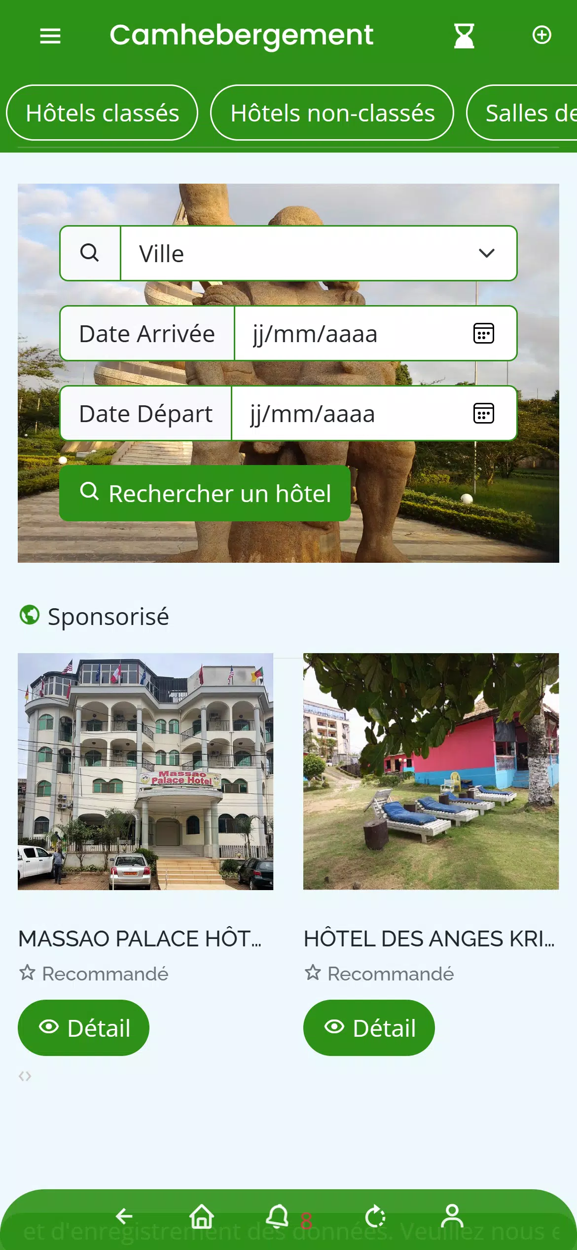 Camhebergement Screenshot6
